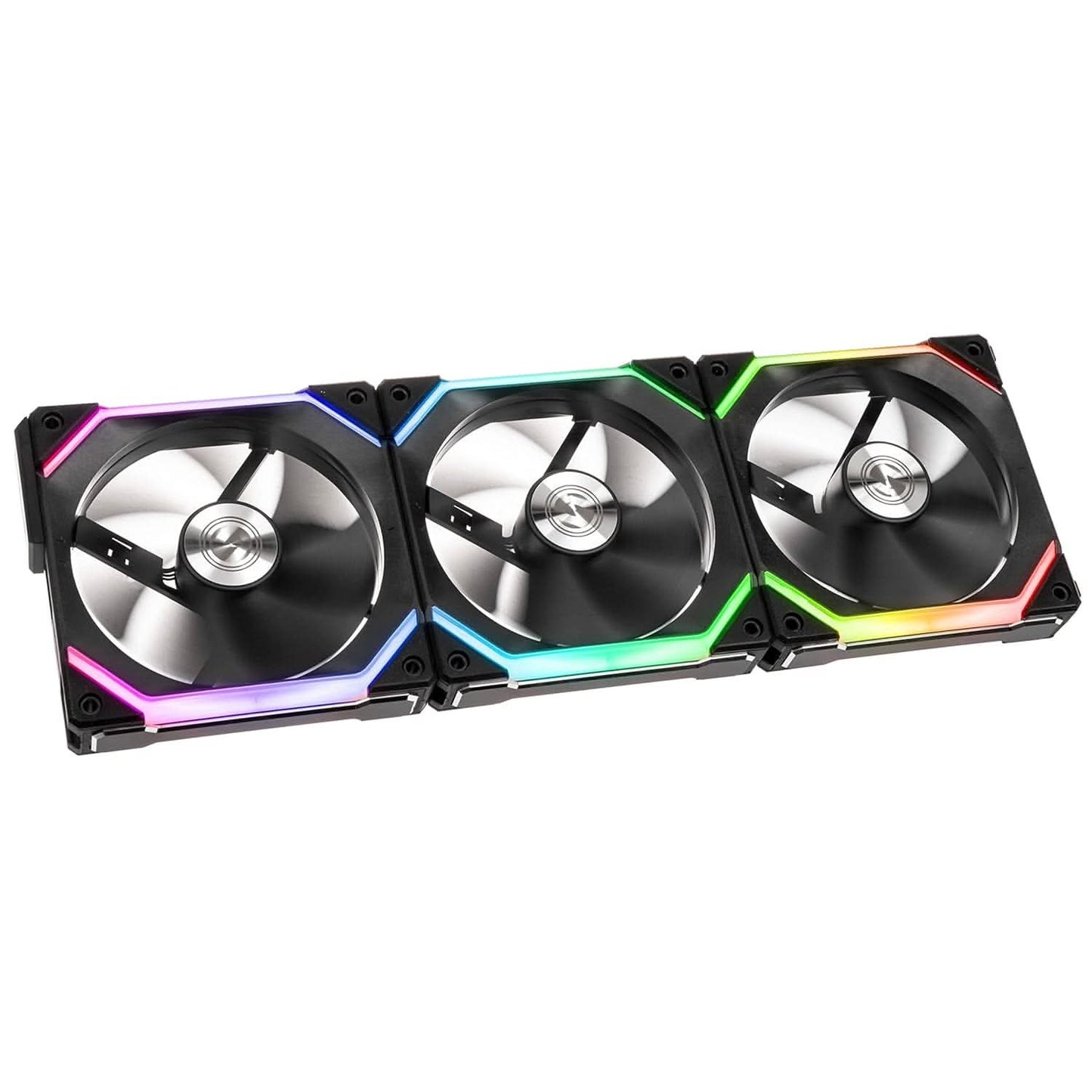 LIAN LI UNI FAN SL 120 3X120MM RGB CASE FAN/COOLER FOR PC - BLACK G99.12SL1W3B.IN