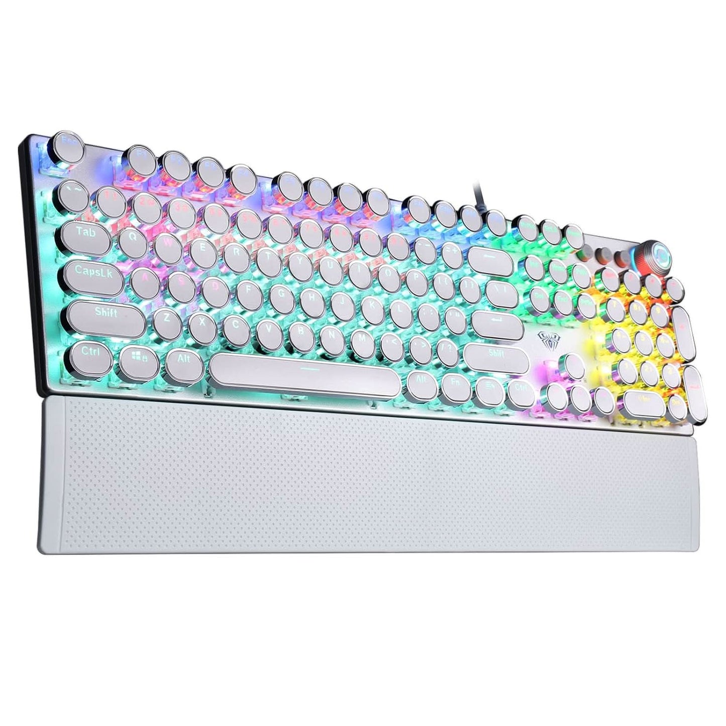 AULA F2088 WHITE MECHANICAL GAMING KEYBOARD