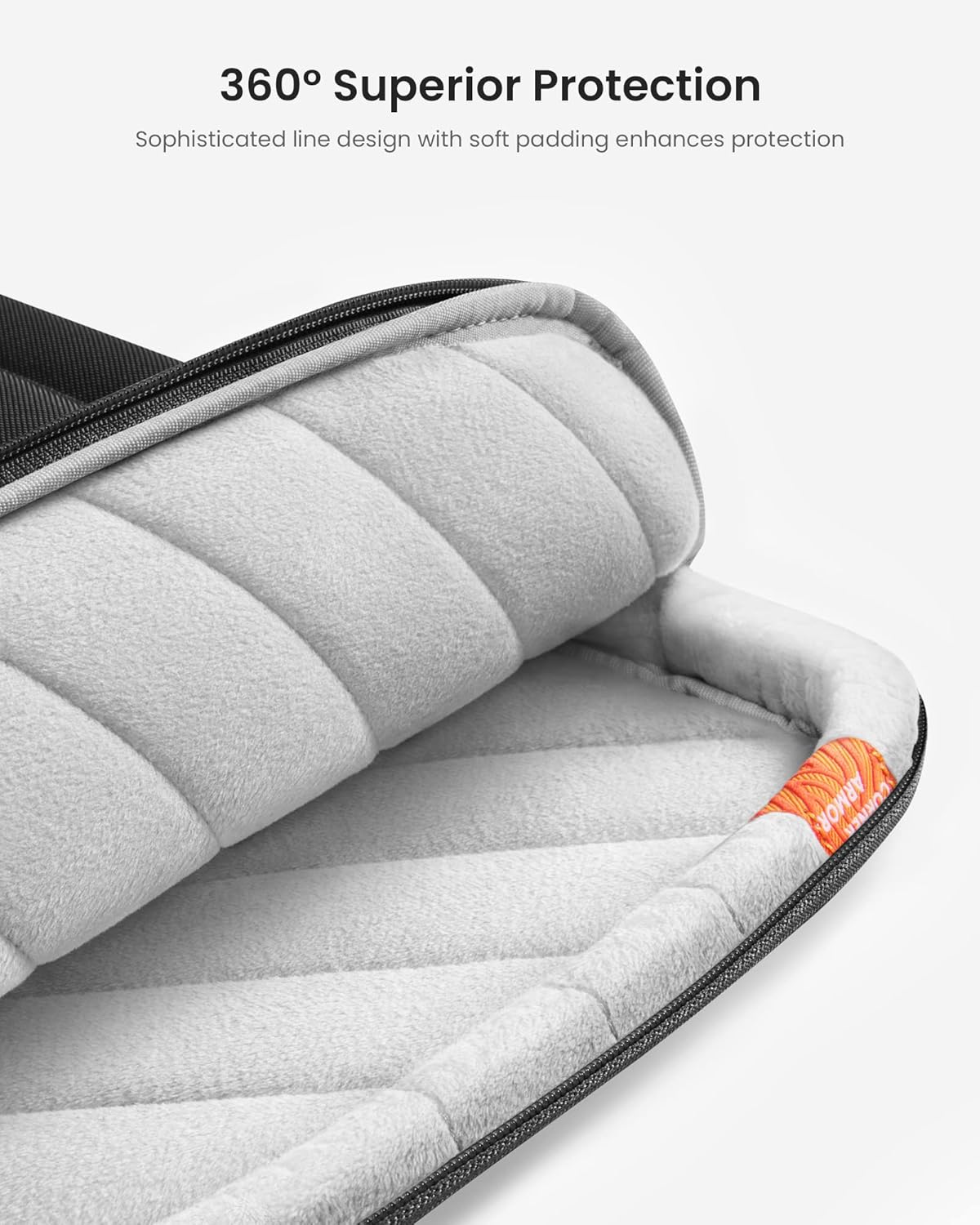 TOMTOC DEFENDER-A14 LAPTOP BRIEFCASE 13 INCH-BLACK