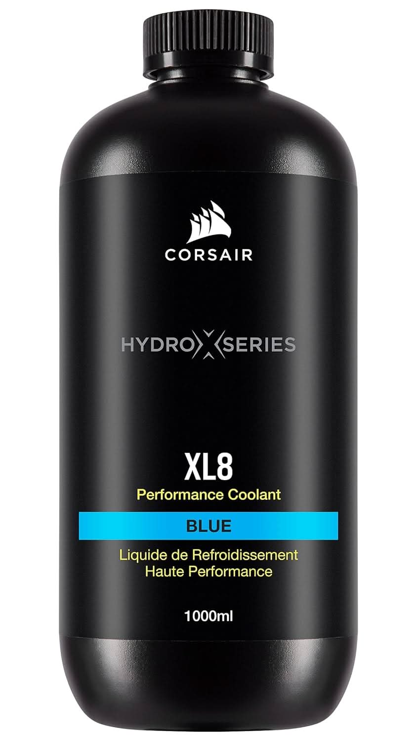 CORSAIR HYDRO X SERIES, XL8, PERFORMANCE COOLANT, 1L, TRANSLUCENT BLUE