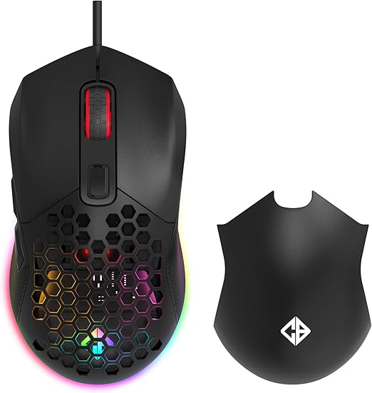 COSMIC BYTE FIRESTORM RGB (BLACK) GAMING MOUSE