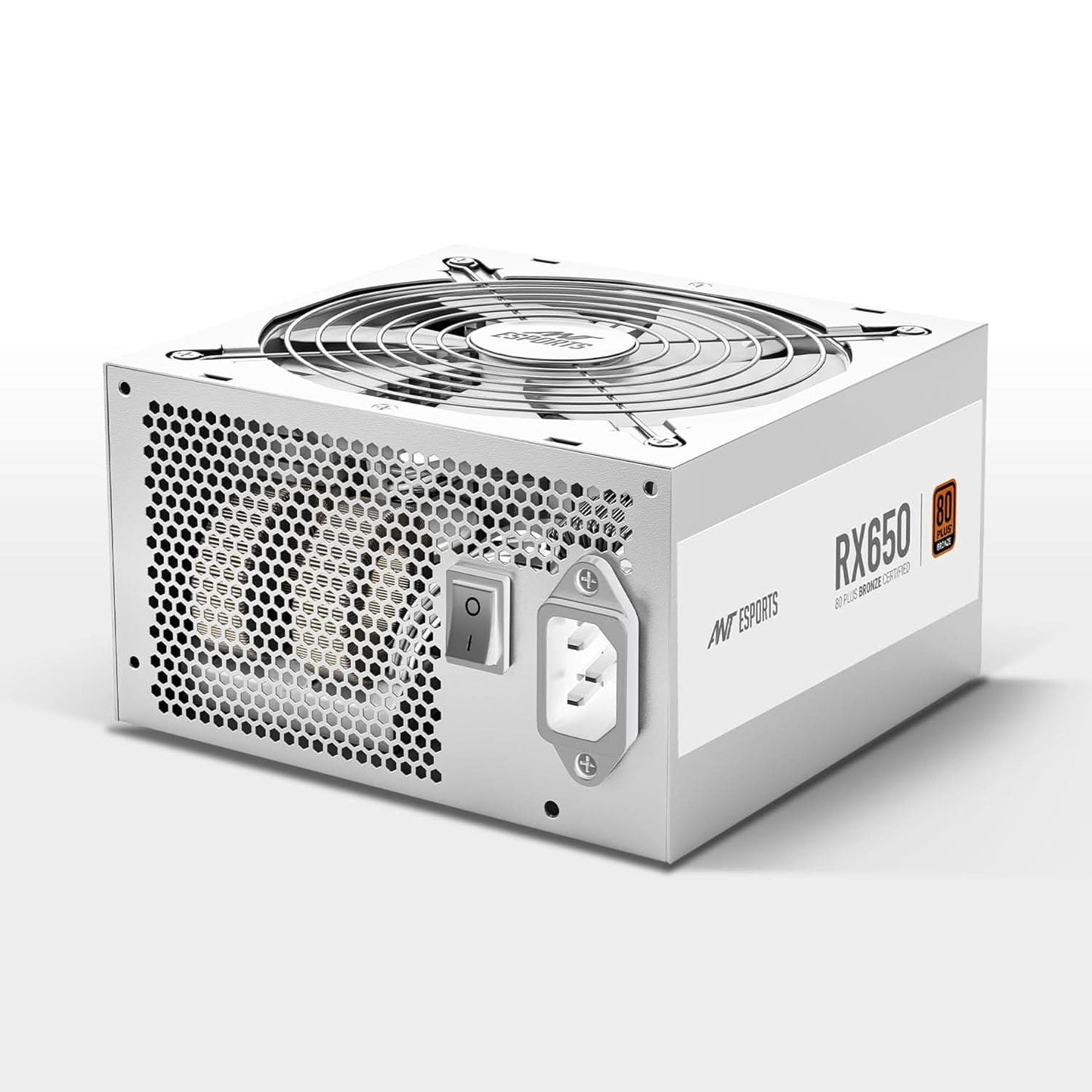 ANT ESPORTS RX550 550 WATT 80 PLUS BRONZE CERTIFIED POWER SUPPLY - WHITE