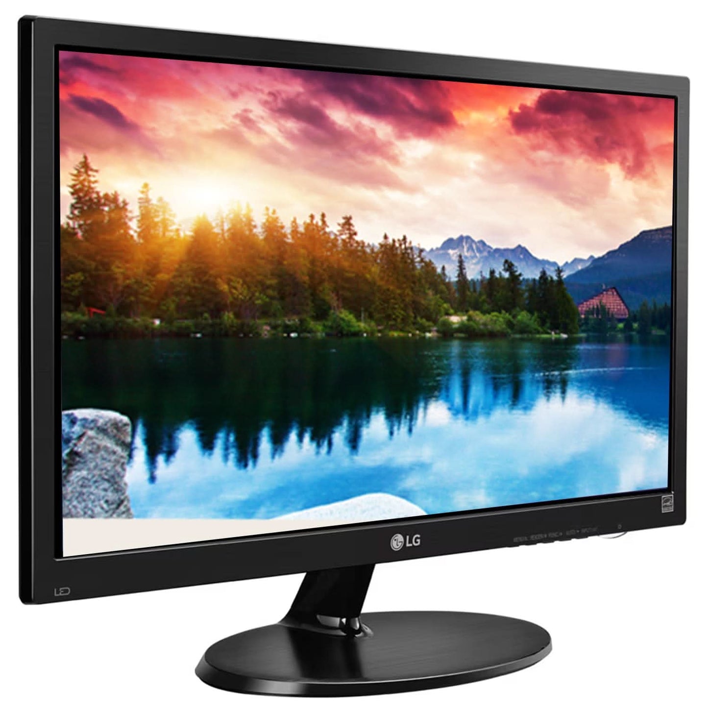 LG 19M38LB-B, 18.5 INCH(47CM) HD MONITOR, BLACK