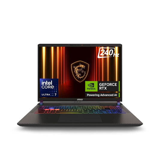 MSI VECTOR 16 HX AI,INTEL SERIES 2 CORE ULTRA 7 255HX,41CM QHD+ 240HZ GAMING LAPTOP(32GB/1TB NVME SSD/WINDOWS 11 HOME/GEFORCE RTX 5070 TI,GDDR7 12GB/COSMOS GRAY/2.7KG), A2XWHG-227IN
