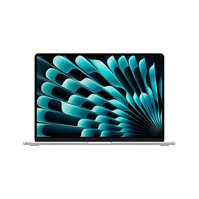 Apple 15-inch MacBook Air M5 chip with 10 core CPU and 10 core GPU, 24GB, 1TB SSD - Silver