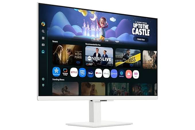 Samsung 27 Inch FHD M5 Smart Monitor with Smart TV Experience LS27FM501EWXXL