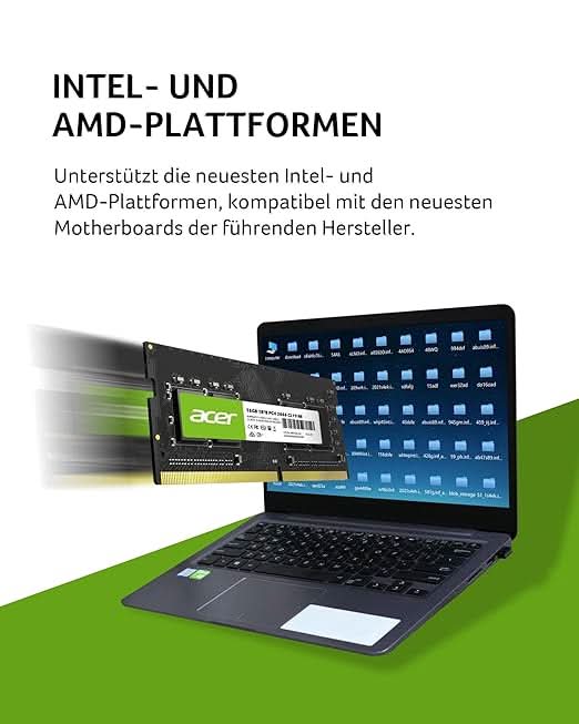 Acer SD100 16GB RAM DDR4 (1x16GB) Laptop Ram 3200 MHz