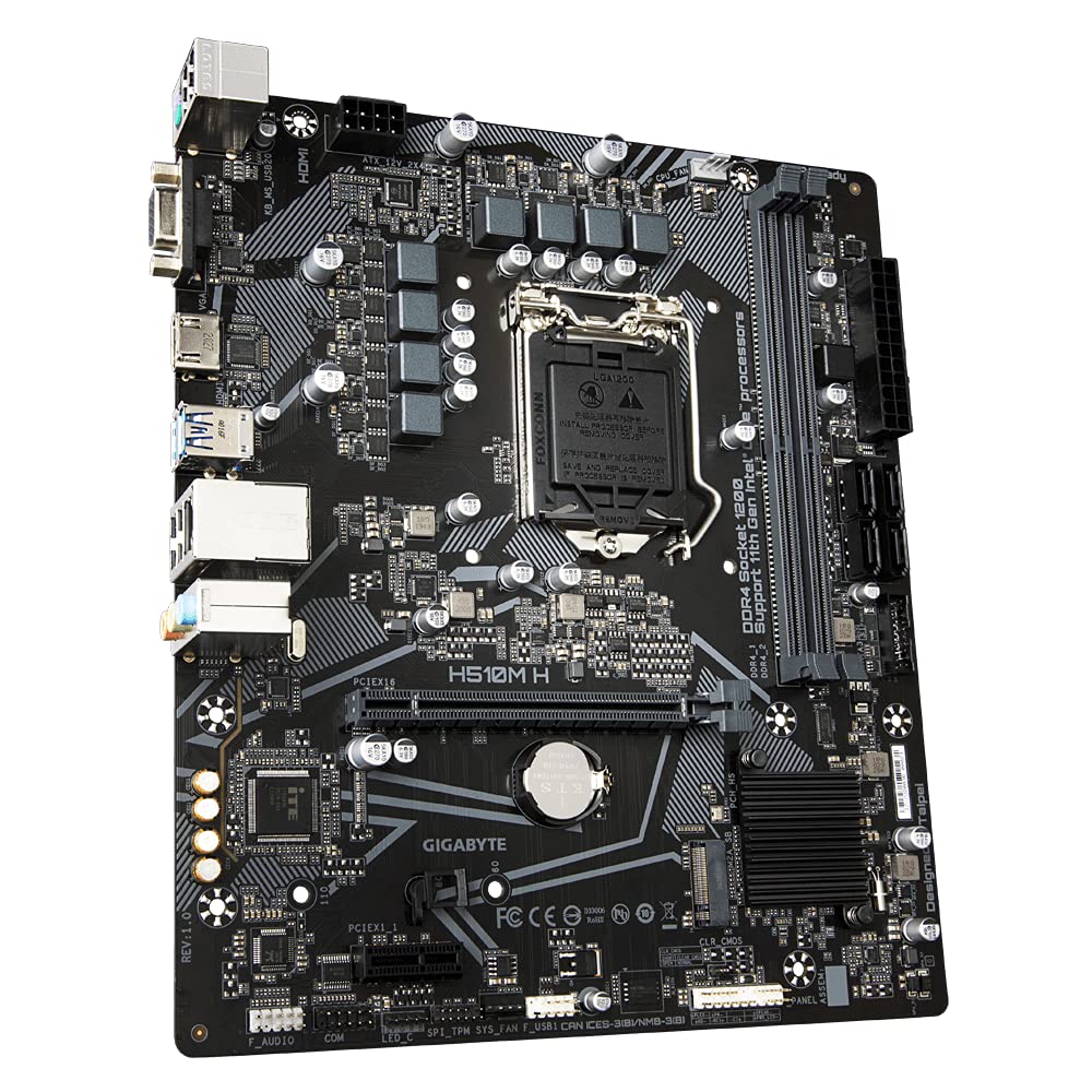 GIGABYTE GA-H510M-H INTEL LGA1200 MOTHERBOARD