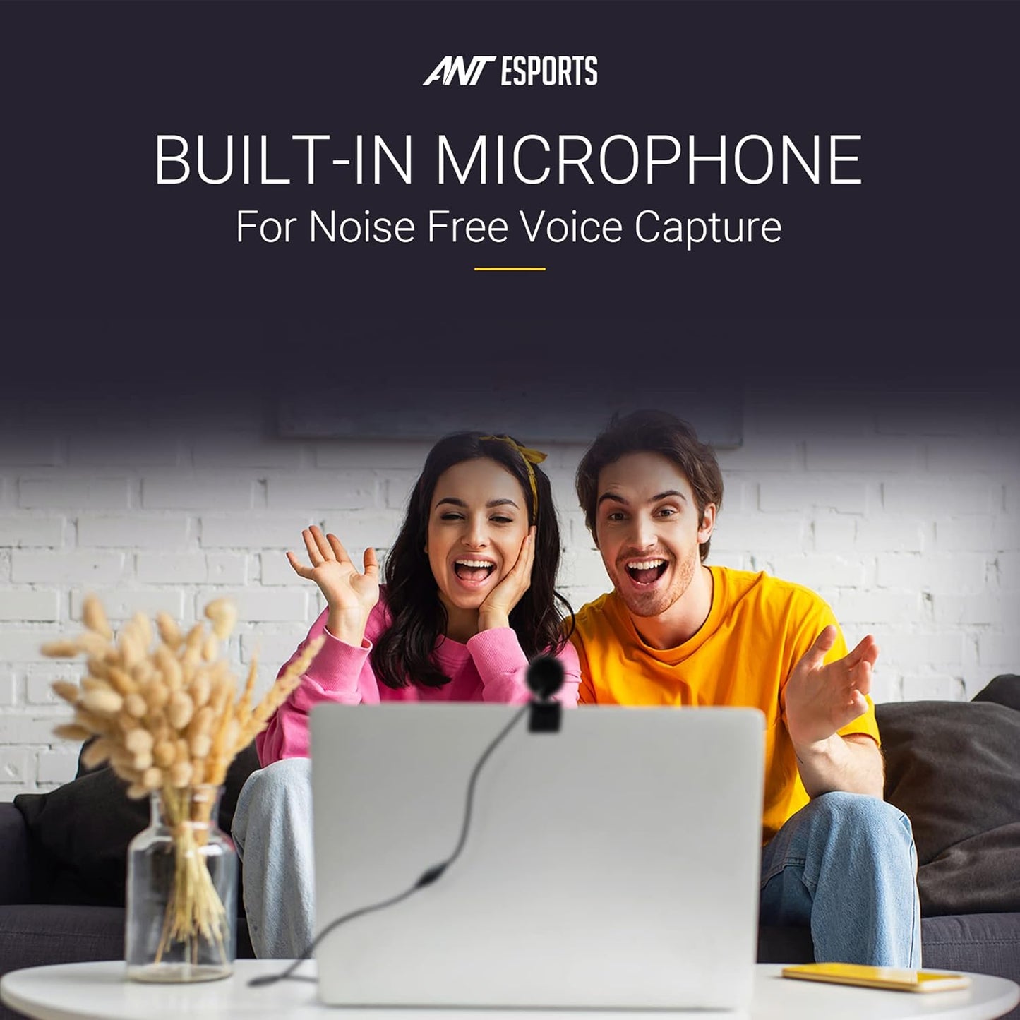 ANT ESPORTS STREAMCAM 120 - WEB CAMERA - BLACK