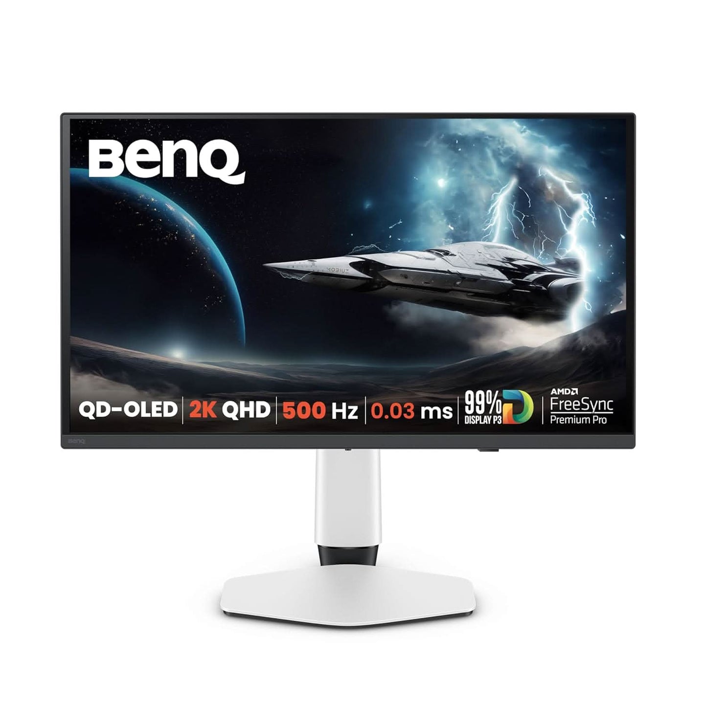 BenQ MOBIUZ EX271QZ 27 2K QHD 3rd Gen QD-OLED 500Hz Gaming Monitor