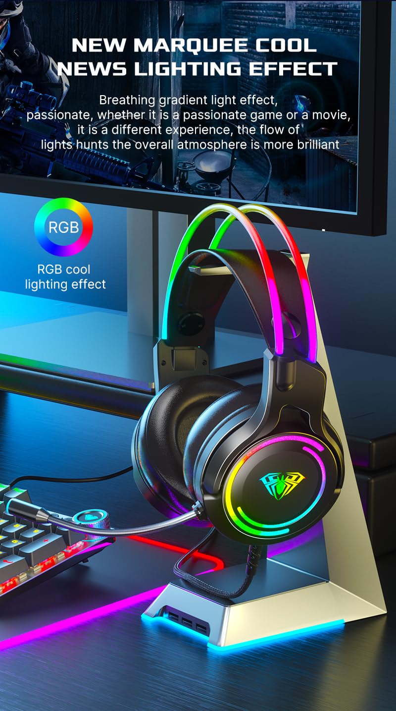 AULA S506 WIRED GAMING HEADSET BLACK