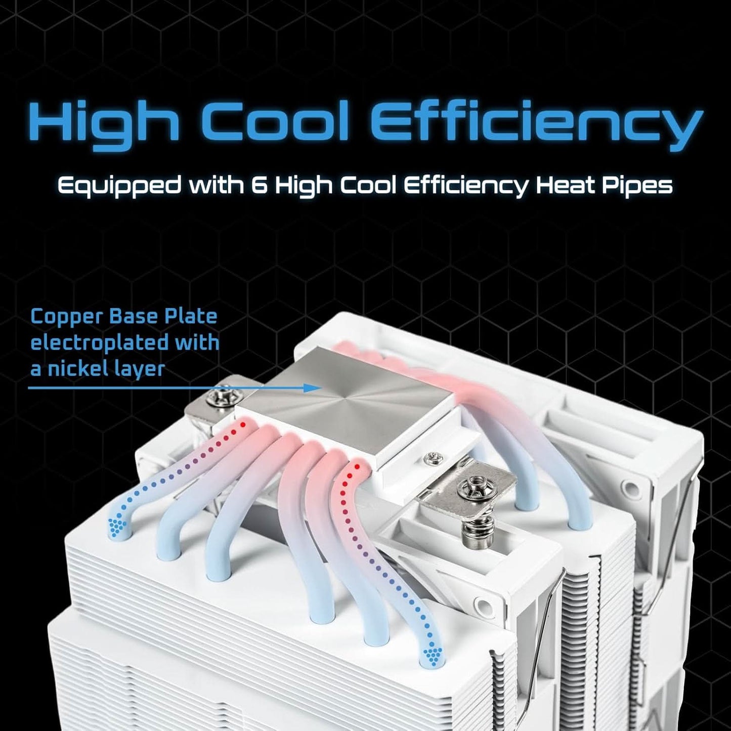 KINGCOOL Iron Wind 120 ARGB CPU Air Cooler