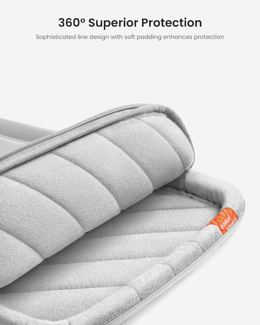 TOMTOC DEFENDER-A14 LAPTOP BRIEFCASE 13 INCH-GRAY