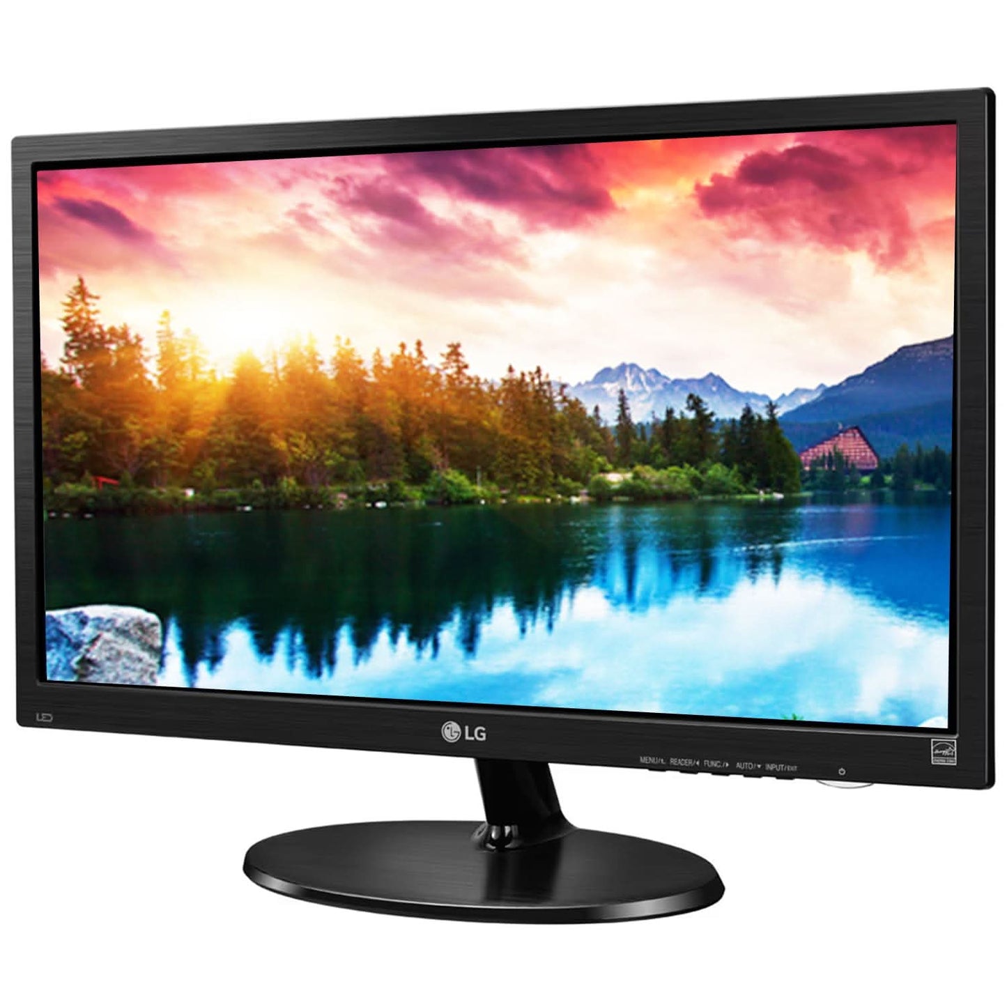LG 19M38LB-B, 18.5 INCH(47CM) HD MONITOR, BLACK