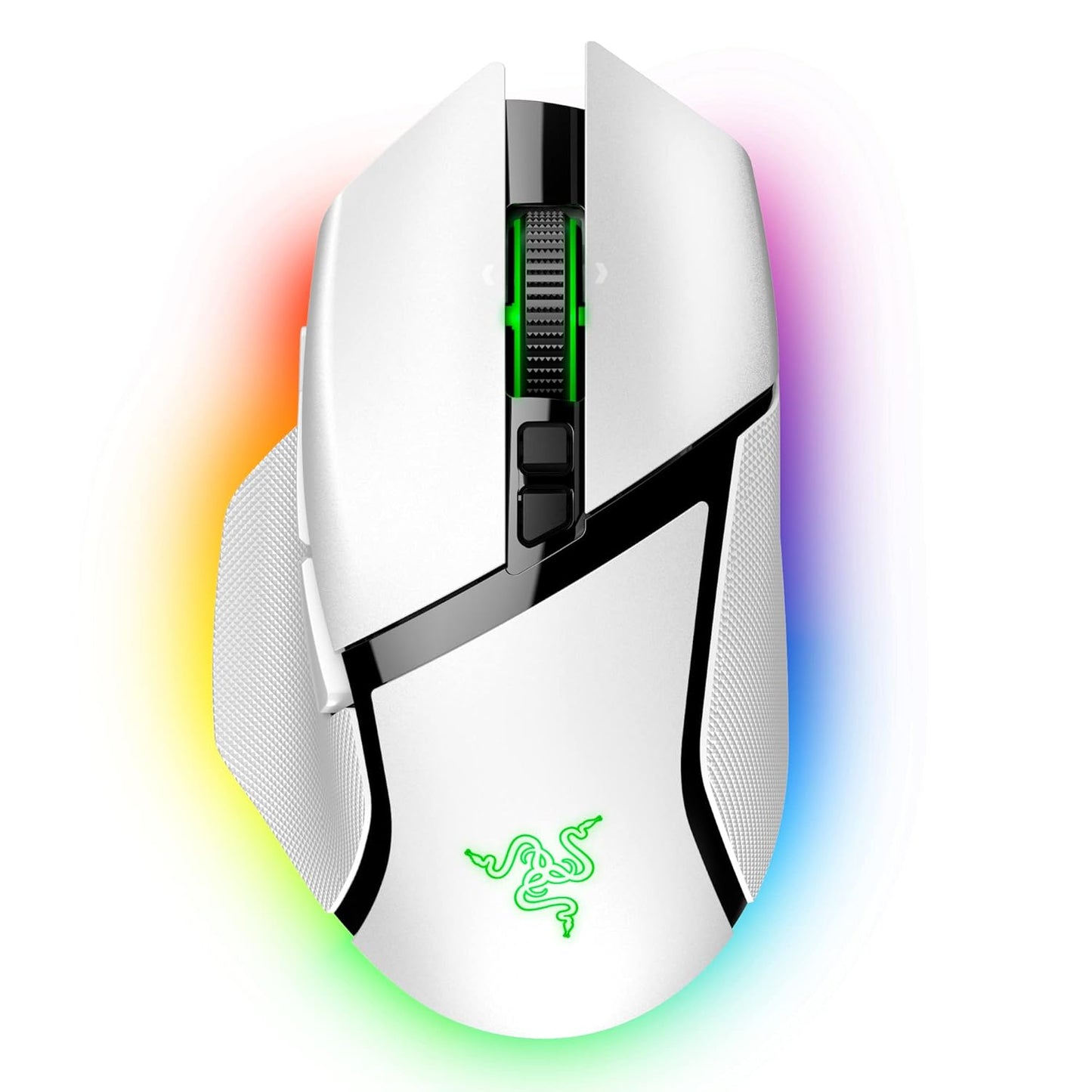 RAZER BASILISK V3 PRO WHITE EDITION - ERGONOMIC WIRELESS GAMING MOUSE RZ01-04620200-R3A1