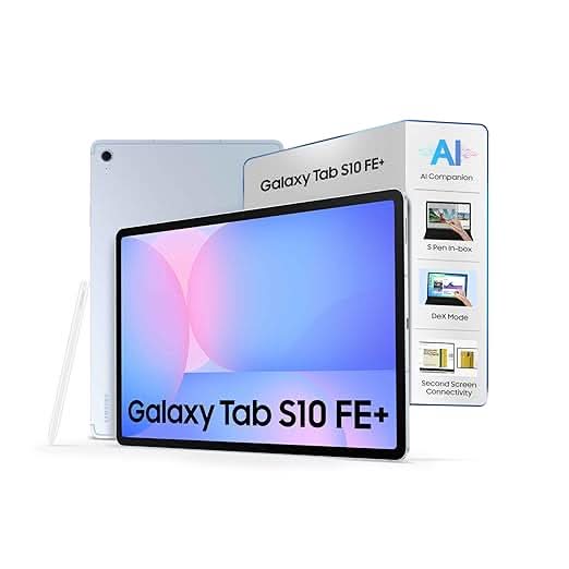 SAMSUNG GALAXY TAB S10FE PLUS 12GB RAM 256GB ROM WiFi and 5G