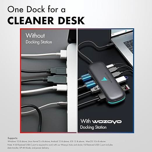 Wozoyo Type C 10 in 1 Docking Station, Series 1