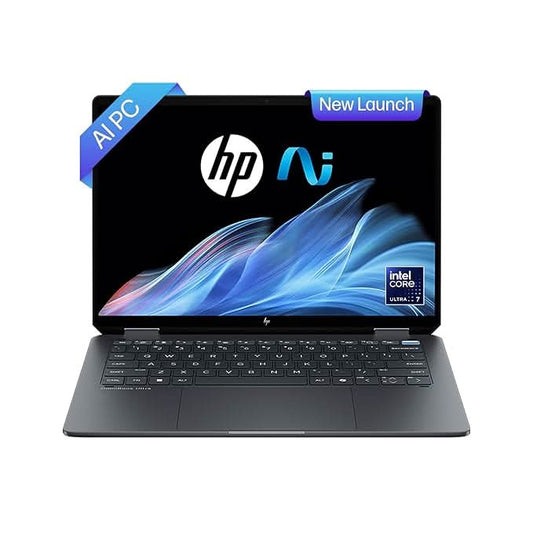 HP OMNIBOOK ULTRA FLIP NEXT GEN AI PC ULTRA 7 (32GB RAM/1TB SSD/2.8K OLED 16:10 90% STBR TOUCHSCREEN 500 NITS/WINDOWS 11/9MP CAMERA/POLY STUDIO/BACKLIT KB/MSO/14 INCH (35.6CM)/GRAY/1.34KG) FH0029TU LAPTOP