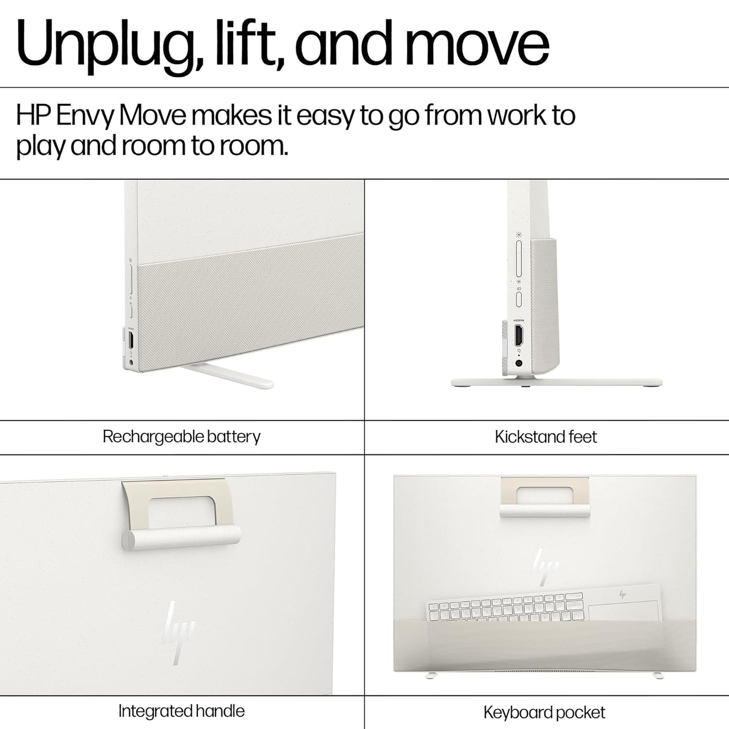 HP ENVY MOVE ALL IN ONE 24,13TH GEN INTEL CORE I5-1335U,23.8INCH(60.5CM),QHD,THREE SIDED MICRO EDGE,16GB DDR5,1TB SSD,BLUETOOTH KEYBOARD,WIN 11 HOME,4.1KG,24-CS0047IN