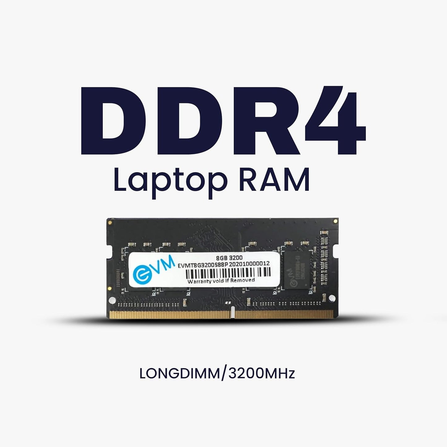 EVM DDR4 8GB LAPTOP RAM 3200MHZ -(EVMT8G3200S88P)