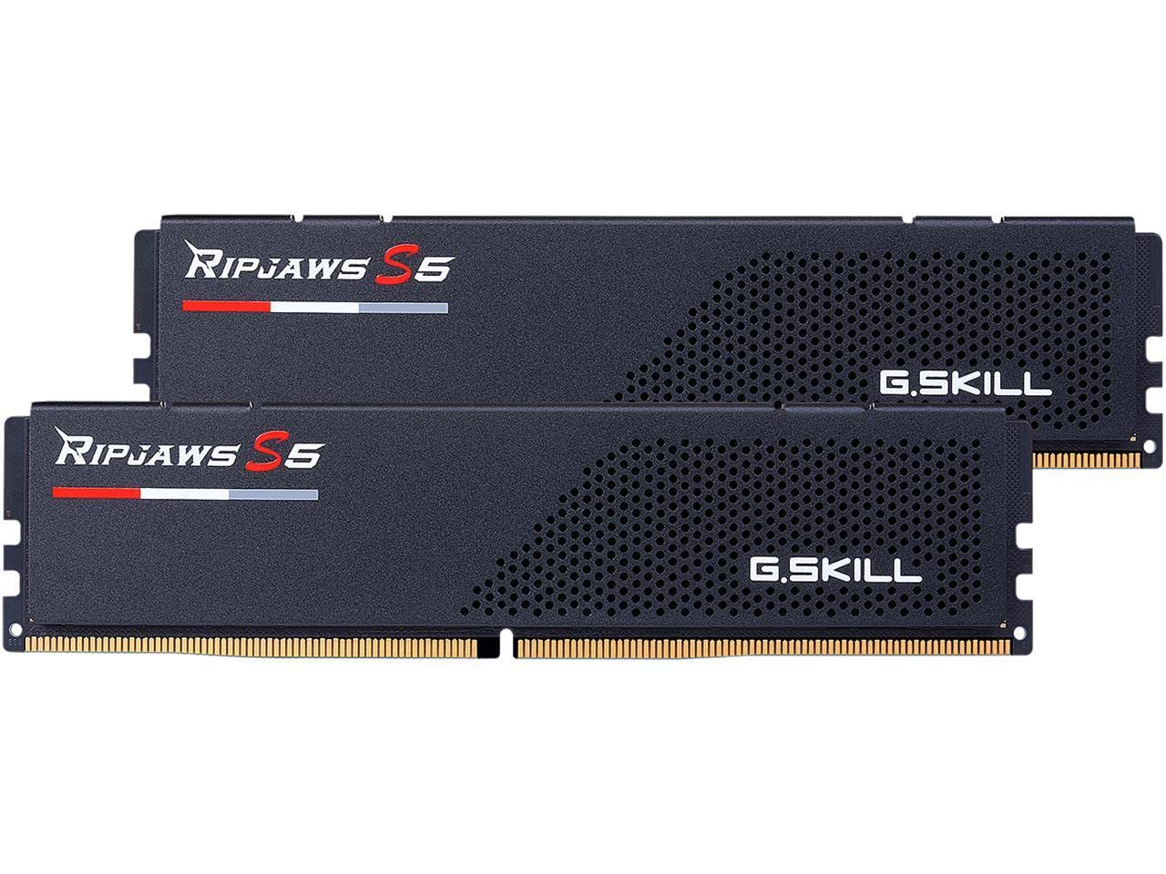GSKILL RIPJAWS S5 SERIES DDR5 RAM 96GB (2X48GB) 6400MT/S CL32-39-39-102 (F5-6400J3239F48GX2-RS5K)