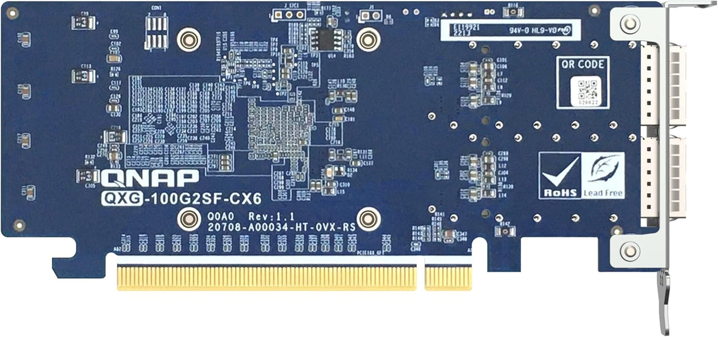 QNAP QXG-100G2SF-CX6