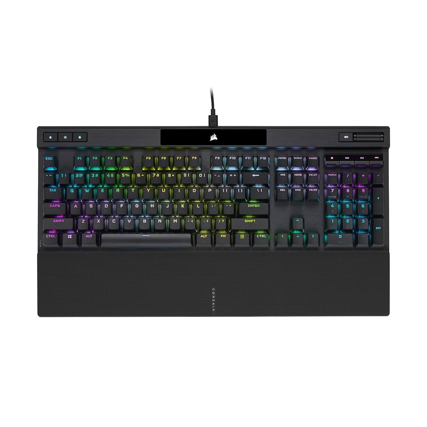CORSAIR K70 RGB PRO MECHANICAL GAMING KEYBOARD BACKLIT RGB LED CHERRY MX SPEED BLACK PBT KEYCAPS CH-9109410-NA