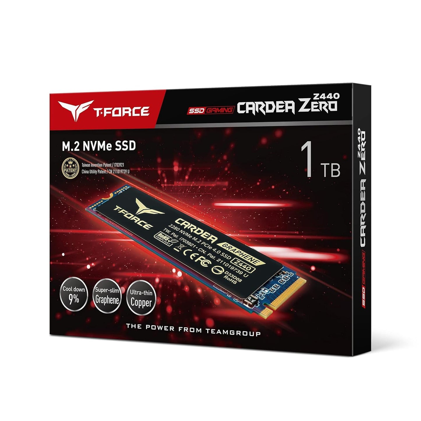 TEAMGROUP CARDEA ZERO Z440 1TB M.2 NVME GEN4 INTERNAL SSD