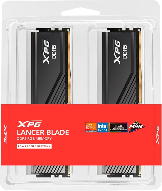 XPG DDR5 64GB (32X2) 6000 MHZ LANCER BLADE RGB BLK