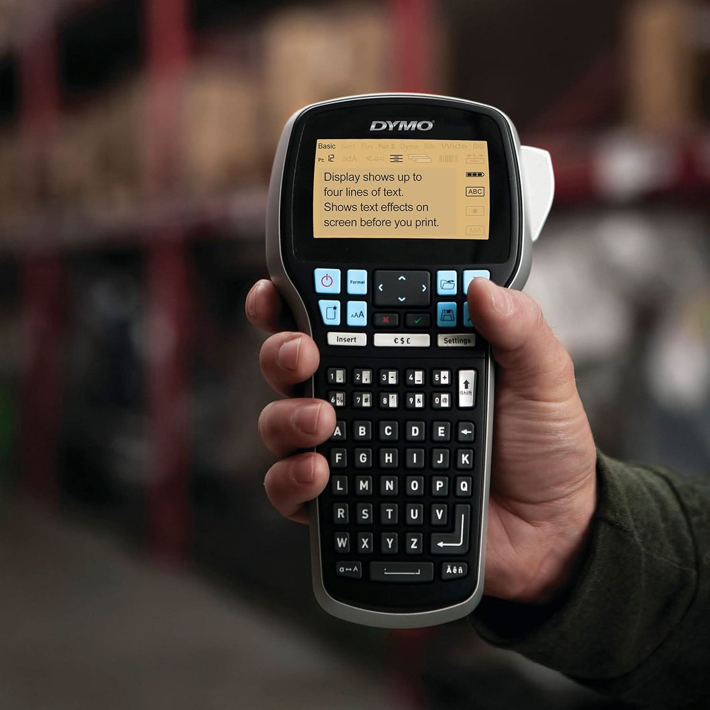 DYMO LABELMANAGER 420P HIGH PERFORMANCE RECHARGEABLE PORTABLE LABEL MAKER WITH COMPUTER CONNECTION