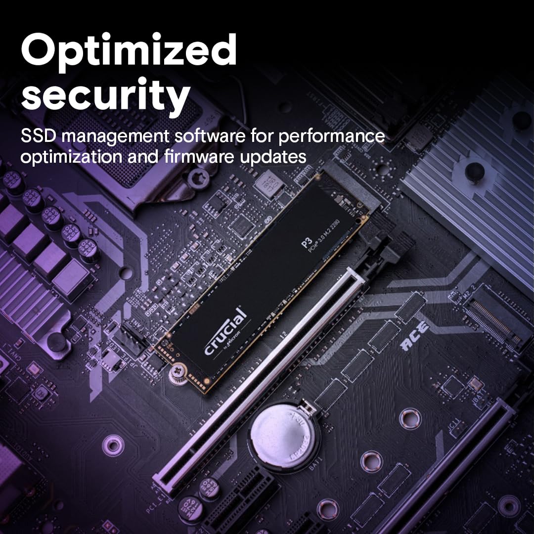 CRUCIAL P3 4000GB NVME PCIE M.2 SSD CT4000P3SSD8