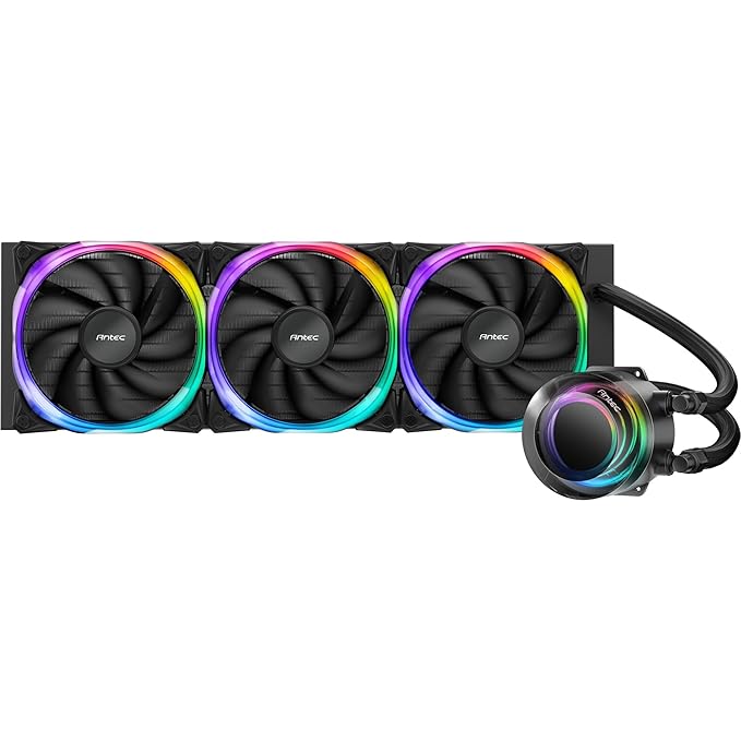ANTEC VORTEX 360 LUM ARGB 360MM CPU LIQUID COOLER (BLACK)