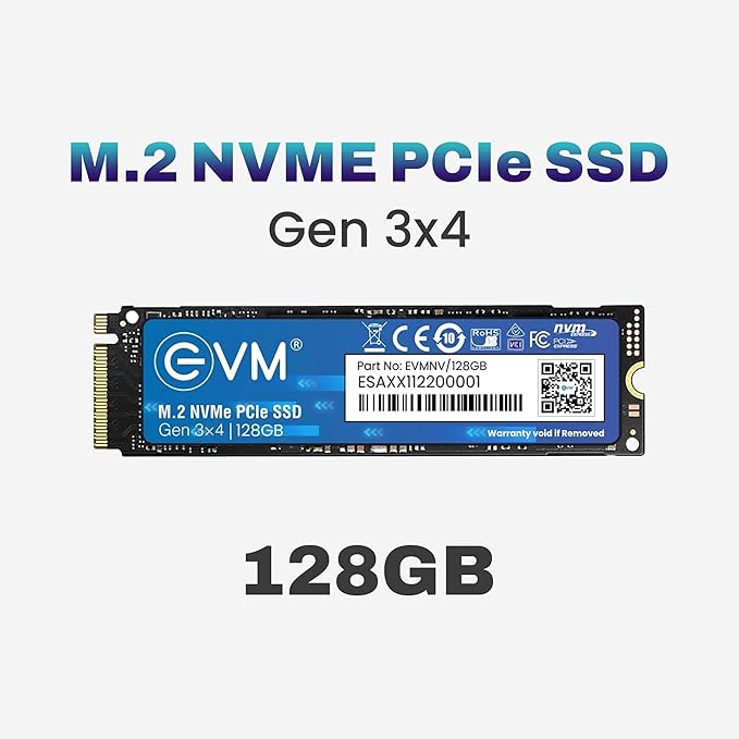 EVM 128GB NVME M.2 INTERNAL SSD EVMNV/128GB