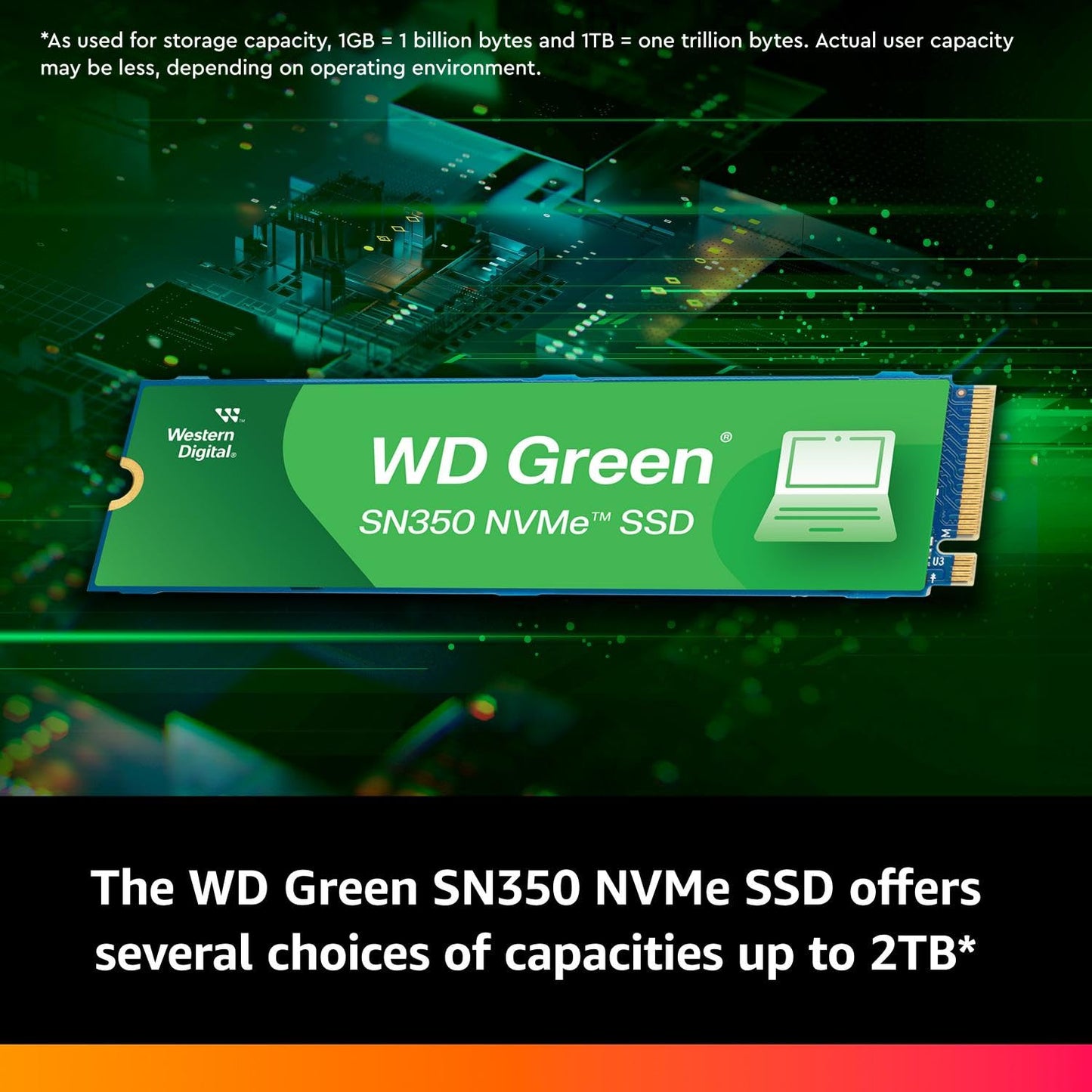 WESTERN DIGITAL GREEN SN350 NVME 250GB - WDS250G2G0C