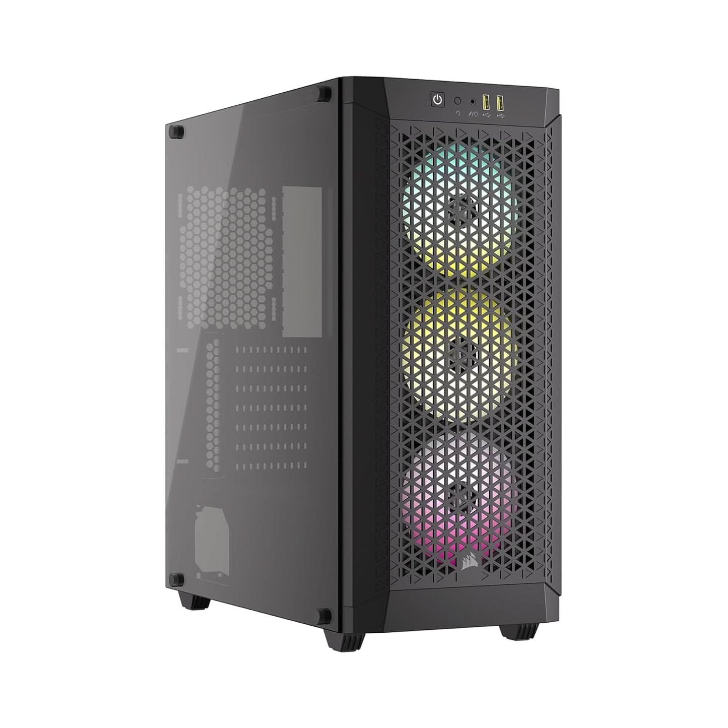 CORSAIR 480T AIRFLOW TEMPERED GLASS MID-TOWER CASE BLACK CC-9011271-WW