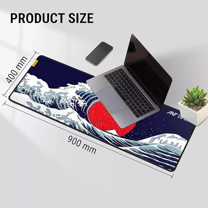ANT ESPORTS SNOW DRAGON GAMING MOUSEPAD - BLUE
