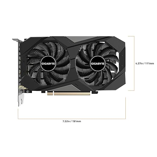 GIGABYTE GEFORCE RTX 3050 WINDFORCE OC V2 6G GRAPHICS CARD