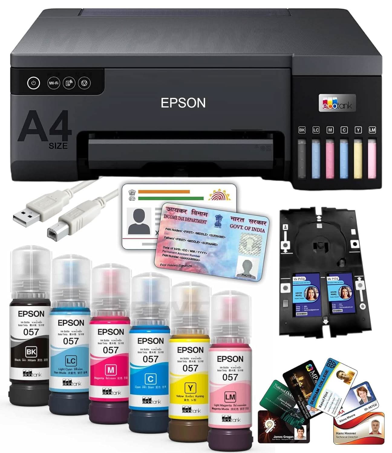 EPSON ECOTANK L8050 | A4 SIZE 6 COLOR PRINTER | PRINTER | (WITH EPSON INK) | PVC CARD PRINT