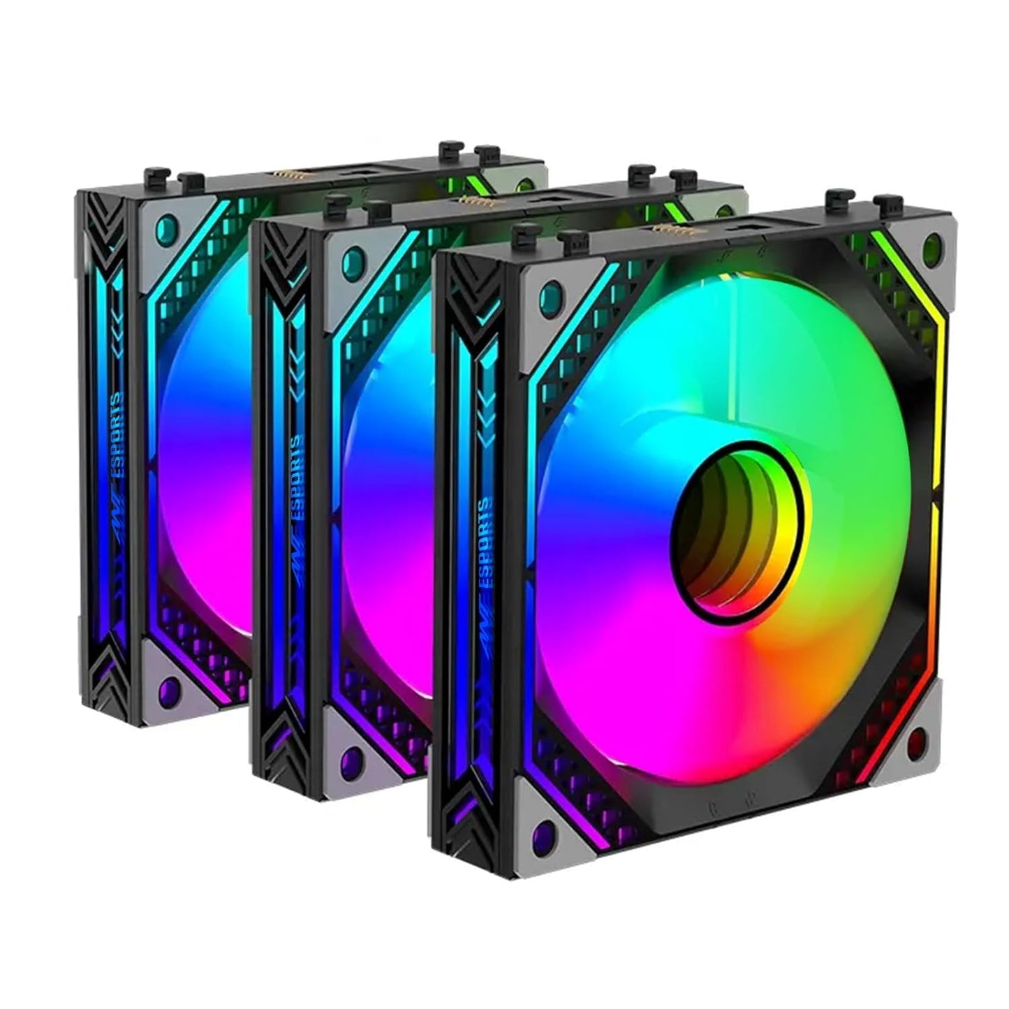 ANT ESPORTS INFINITY FLOW 120MM ARGB CABINET FAN TRIPLE PACK