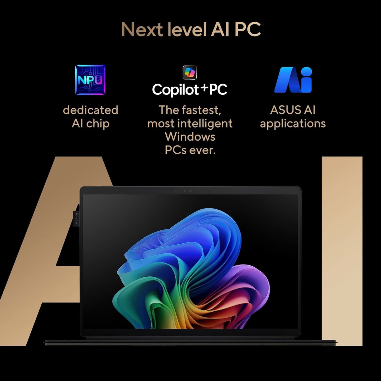 ASUS PROART PZ13, 13.3 INCH TOUCH SCREEN 3K OLED, SNAPDRAGON X PLUS, (16GB RAM/1TB SSD/QUALCOMM ADRENO IGPU/WINDOWS 11/M365 BASIC (1YEAR)*/OFFICE HOME 2024/NANO BLACK/0.85 KG), HT5306QA-LX402WS