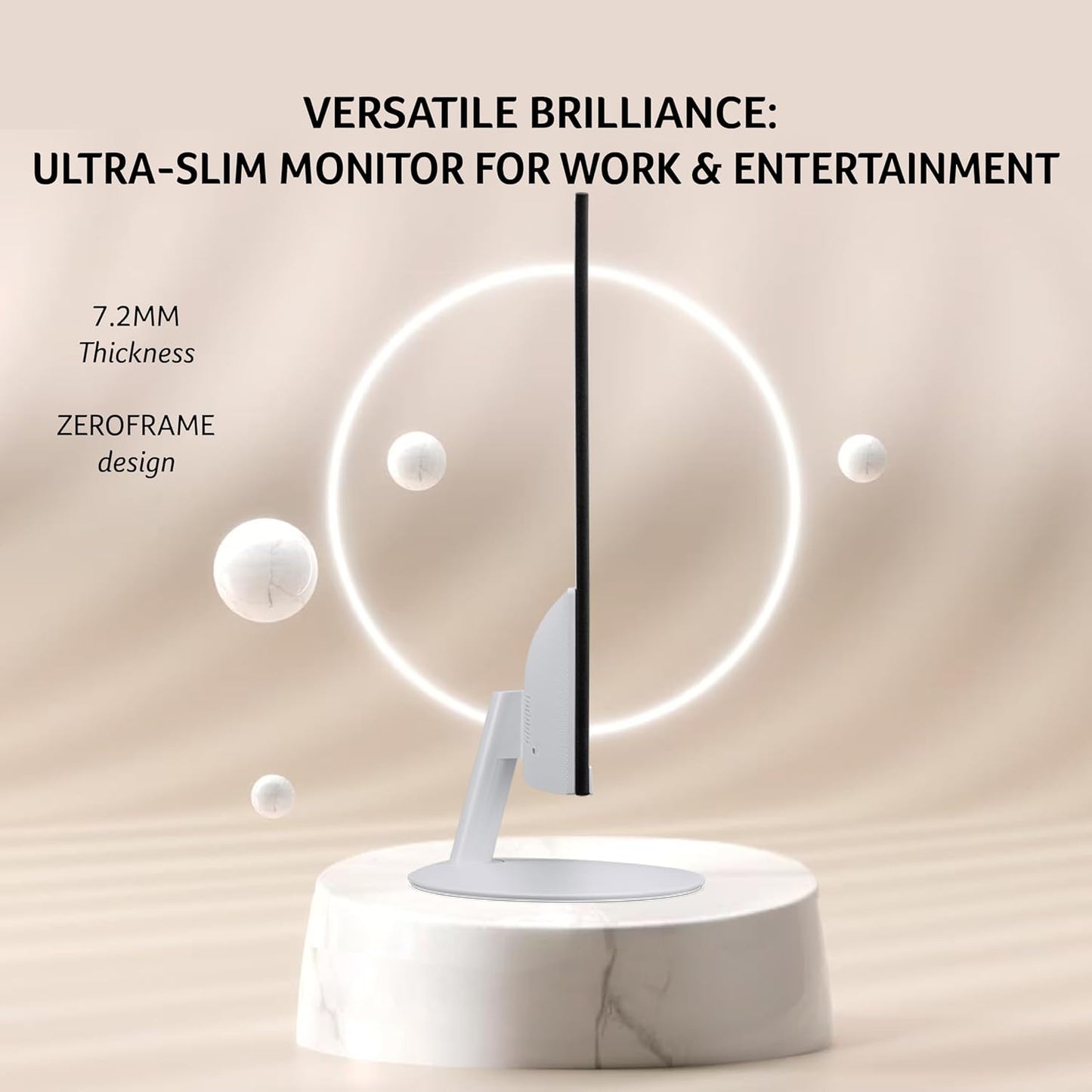 ACER SA272E 27 INCH FULL HD IPS ULTRA SLIM (7.2MM THICK) BACKLIGHT LED LCD MONITOR