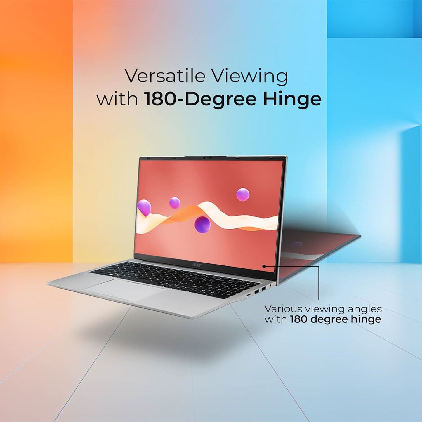 Acer Aspire A325-45, Intel Core Celeron N4500, 8GB, 512GB SSD, Intel UHD Graphics, 15.6 Inch FHD IPS, Win 11, Pure Silver, UN.344SI.00S