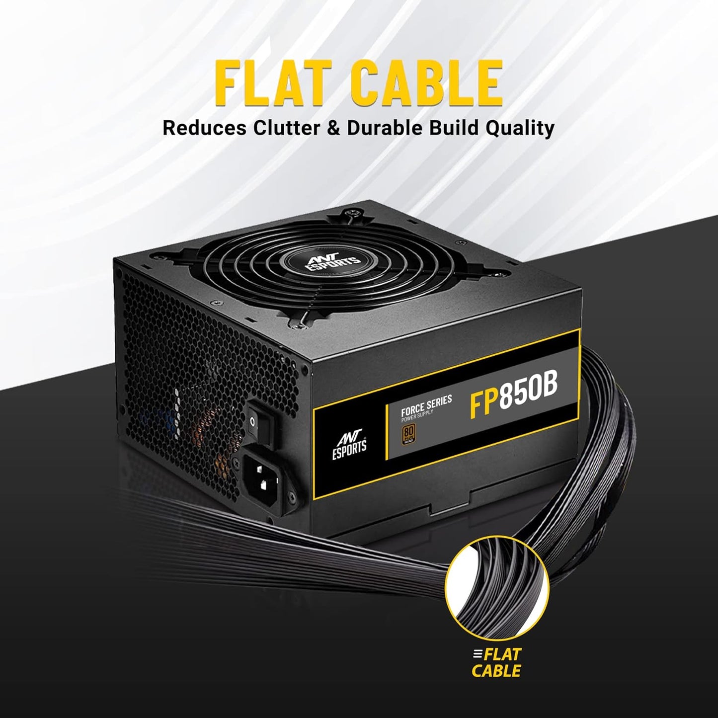 ANT ESPORTS 850W FP850B 80 PLUS BRONZE NON MODULAR SMPS