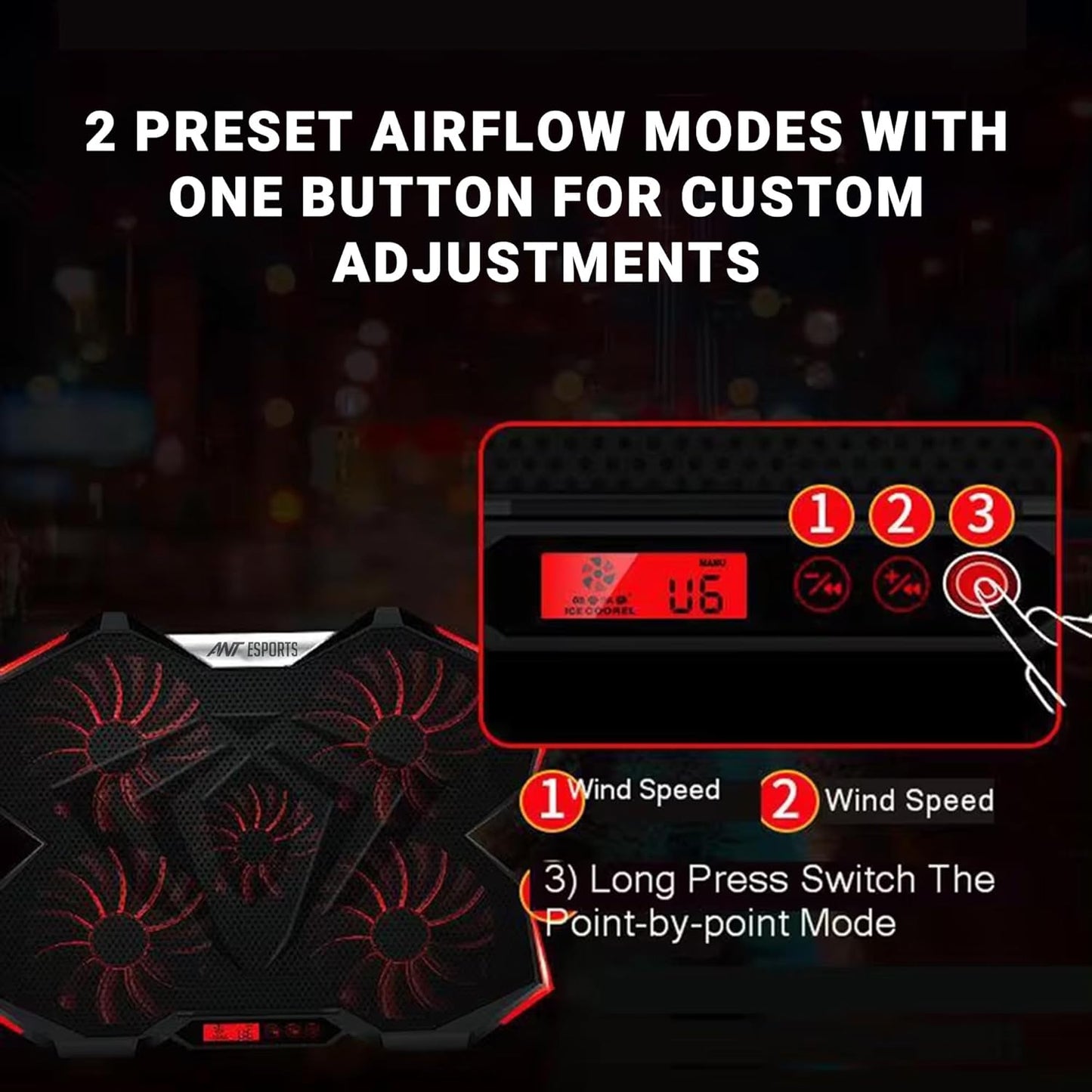 ANT ESPORTS NC 270 LAPTOP COOLING STAND