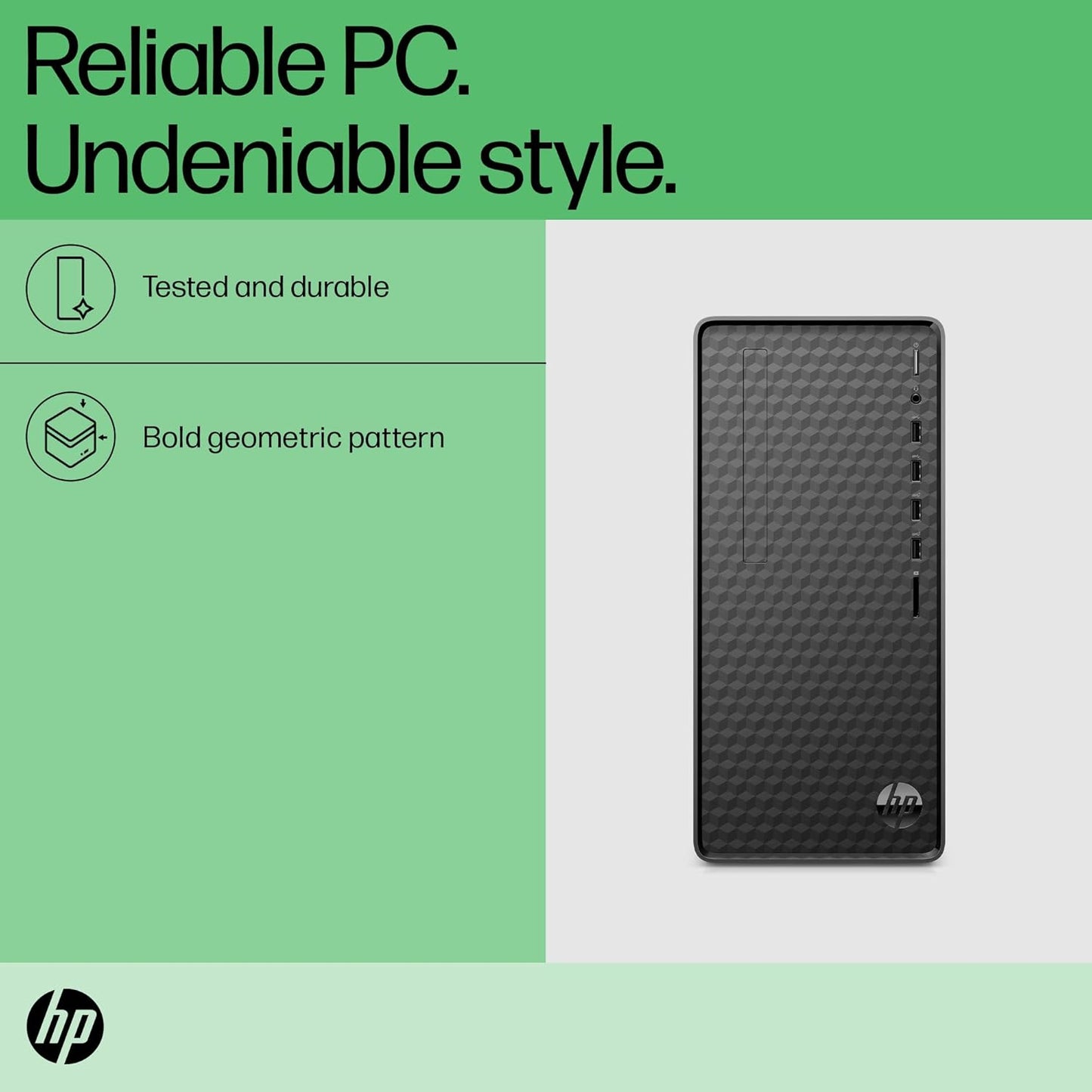 HP TOWER PC 12TH GEN INTEL CORE I7-12700 (8GB/256 GB SDD/1 TB HDD/WIN 11/MSO/DARK BLACK) M01-F2791IN,WINDOWS 11 HOME