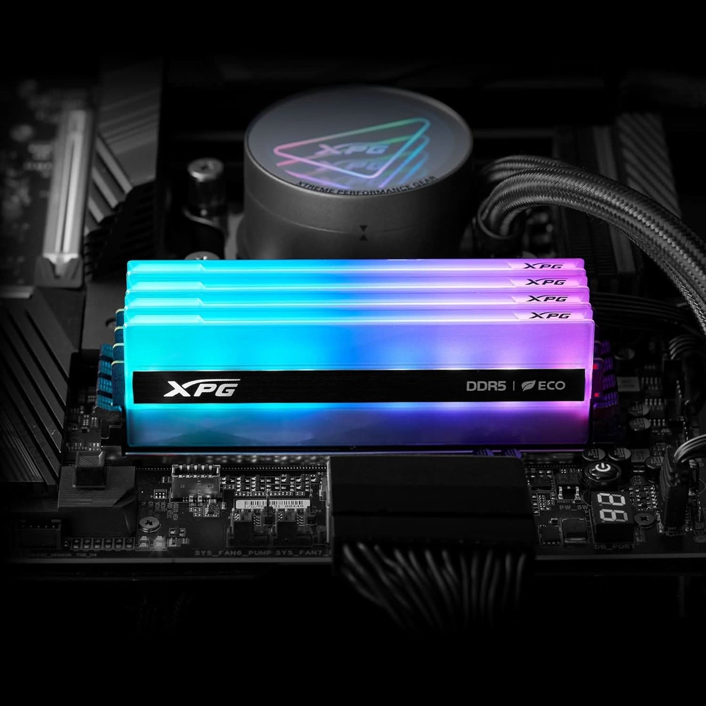 XPG 16 GB DDR5 LANCER NEON RGB 6000MHZ (CL30-40-40) (AX5U6000C3016G-CLANRSG)