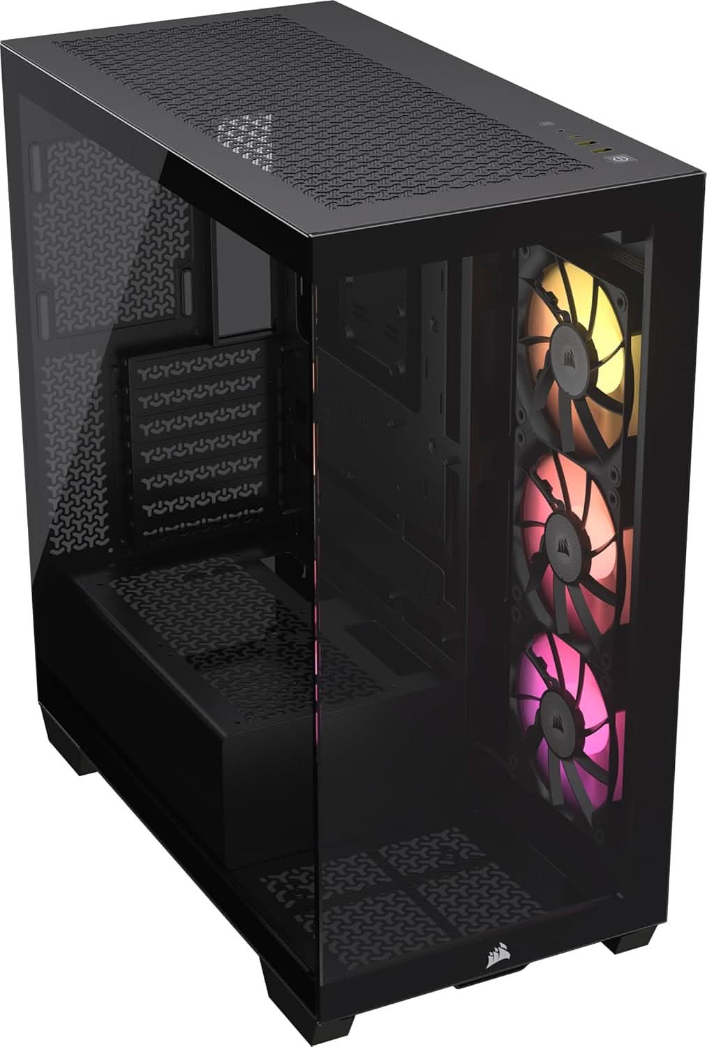 CORSAIR ICUE LINK 3500X RGB TEMPERED GLASS MID-TOWER, BLACK