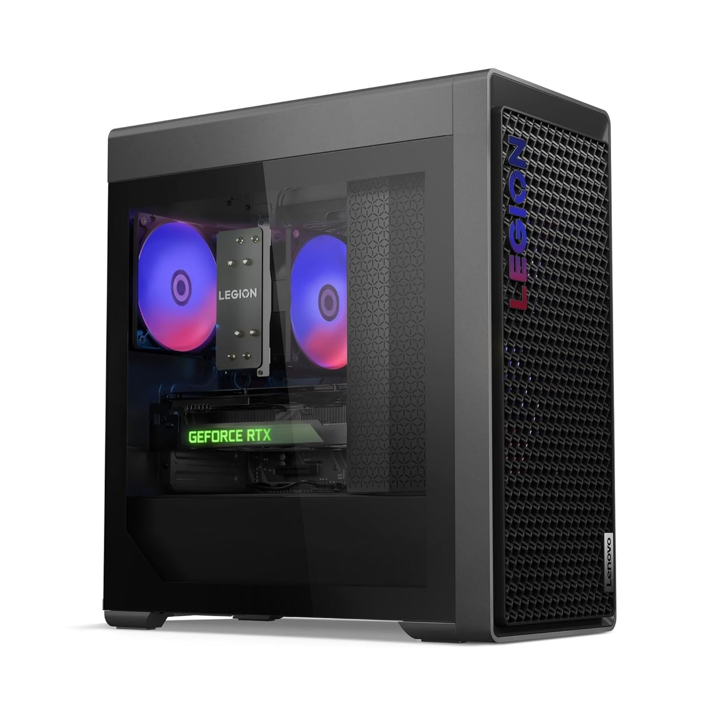 LENOVO LEGION TOWER 5 GAMING DESKTOP (INTEL CORE I9-14900F/32GB/1TB SSD/WIN11/NVIDIA RTX 4070 TI SUPER 16GB/LEGION COLDFRONT 2.0 COOLING/12 ARGB LIGHTING EFFECT/TRANSPARENT SIDE PANEL), 90UU00SYIN