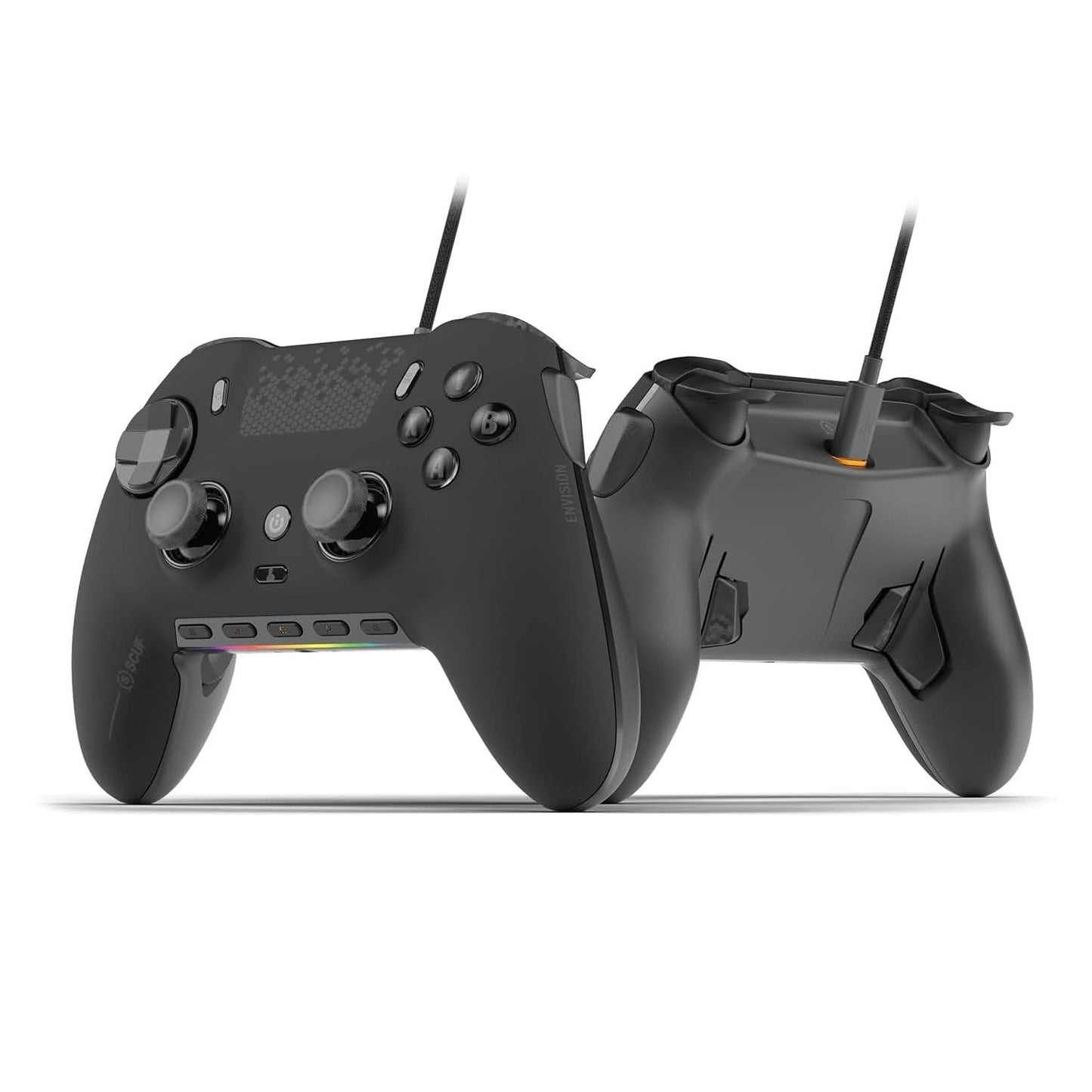 CORSAIR SCUF ENVISION WIRED PC GAMING CONTROLLER - 5 REMAPPABLE G-KEYS - REMAPPABLE BACK PADDLES - BLACK