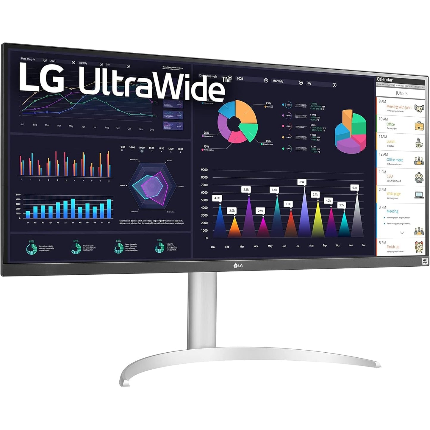 LG 34WQ650-W 34 INCH 21:9 ULTRAWIDE FULL HD (2560 X 1080) IPS MONITOR